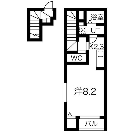 河原町駅 徒歩12分 2階の物件間取画像